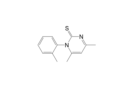 1-(2'-methylphenyl)-4,6-dimethylpyrimidine-2-thione