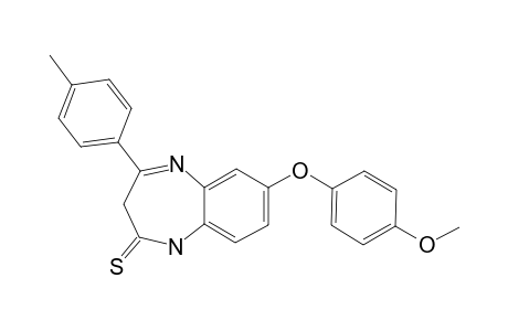2,3-DIHYDRO-4-(PARA-METHYLPHENYL)-7-(PARA-METHOXYPHENOXY)-(1H)-1,5-BENZODIAZEPINE-2-THIONE