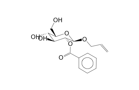Allyl-2-O-benzoyl-b-d-glucopyranoside