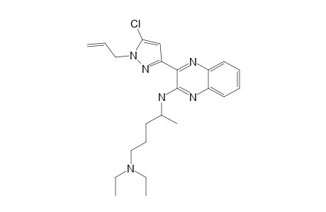 N4-[3-(1-ALLYL-5-CHLORO-1H-3-PYRAZOLYL)-2-QUINOXALINYL]-N',N'-DIETHYL-1,4-PENTANEDIAMINE