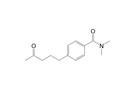 N,N-Dimethyl-4-(4-oxopentyl)benzamide