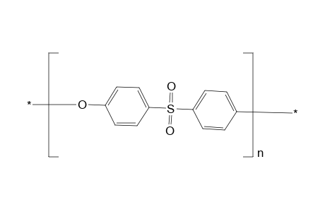 Poly(sulfonyl-1,4-phenyleneoxy-1,4-phenylene), poly(phenylene sulfone ether)
