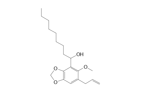 5-Methoxy-4-(1-hydroxynonyll)-6-(2'-propenyl)-1,3-benzodioxole