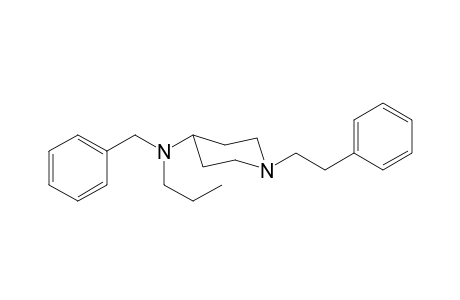 N-Benzyl-N-propyl-1-(2-phenylethyl)piperidin-4-amine