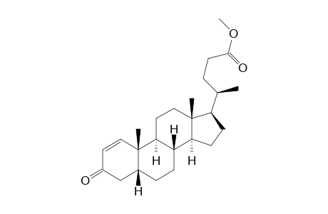 5.beta.-Chol-1-enic acid, 3-oxo-, methyl ester