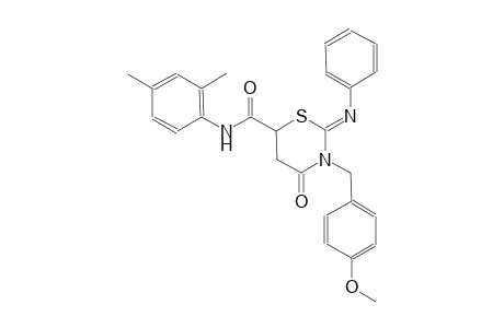 2H-1,3-thiazine-6-carboxamide, N-(2,4-dimethylphenyl)tetrahydro-3-[(4-methoxyphenyl)methyl]-4-oxo-2-(phenylimino)-, (2Z)-