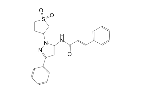 2-propenamide, 3-phenyl-N-[3-phenyl-1-(tetrahydro-1,1-dioxido-3-thienyl)-1H-pyrazol-5-yl]-, (2E)-