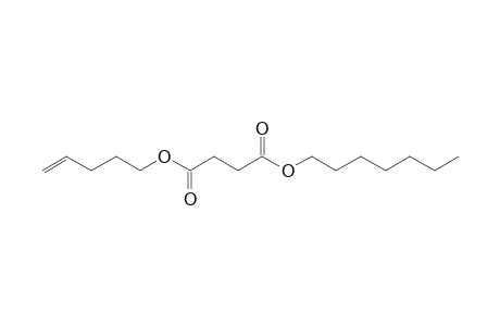 Succinic acid, heptyl pent-4-enyl ester