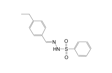 N'-[(E)-(4-ethylphenyl)methylidene]benzenesulfonohydrazide