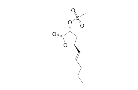 3,5-trans-3-(Methylsulfonyloxy)-5-[(E)-1-pentenyl]-4,5-dihydro-2(3H)-furanone