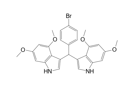 3.3'-Bis[4,6-dimethoxyindolyl)(4-bromophenyl)methane