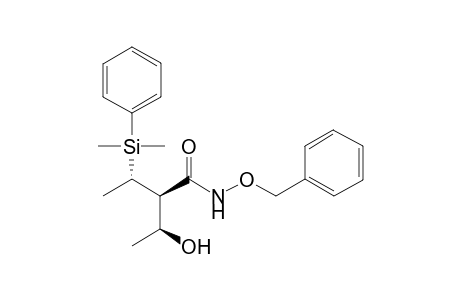 (2R,3S)-2-[(1S)-1-[dimethyl(phenyl)silyl]ethyl]-3-hydroxy-N-phenylmethoxybutanamide