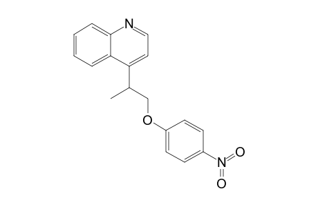 4-[1-Methyl-2-(p-nitrophenoxy)ethyl]quinoline