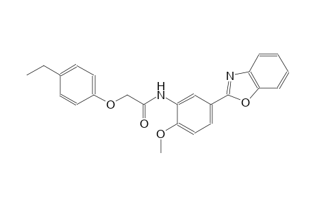 acetamide, N-[5-(2-benzoxazolyl)-2-methoxyphenyl]-2-(4-ethylphenoxy)-