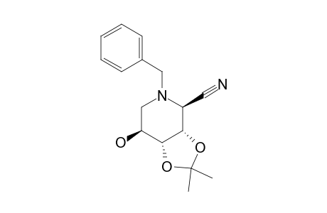2-N-BENZYL-2,6-DIDEOXY-2,6-IMINO-3,4-O-ISOPROPYLIDENE-L-TALONONITRILE