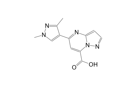 pyrazolo[1,5-a]pyrimidine-7-carboxylic acid, 5-(1,3-dimethyl-1H-pyrazol-4-yl)-