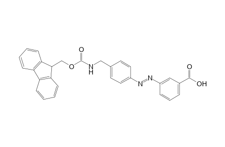 3-{[4-({[(9H-Fluoren-9-ylmethoxy)carbonyl]amino}methyl)phenyl]diazenyl}benzoic Acid