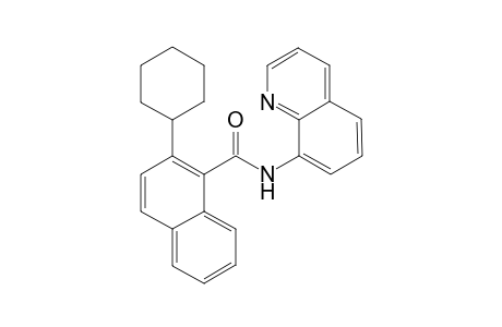 2-Cyclohexyl-N-(quinolin-8-yl)-1-naphthamide