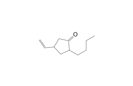Cyclopentanone, 2-butyl-4-ethenyl-