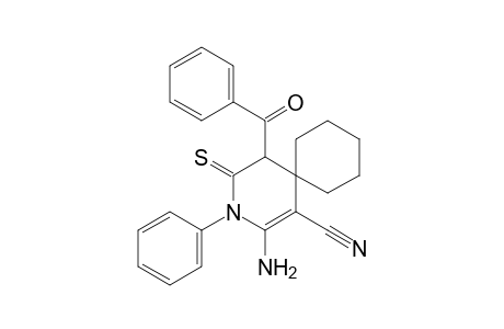 [2'-Amino-1'-phenyl-5'-benzoyl-1',4',5',6'-tetrahydro-6'-thioxo]-spiro[cyclohexane-1,4'-pyridine]-3'-carbonitrile