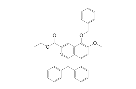 Ethyl 5-(Benzyloxy)-1-(diphenylmethyl)-6-methoxyisoquinoline-3-carboxylate