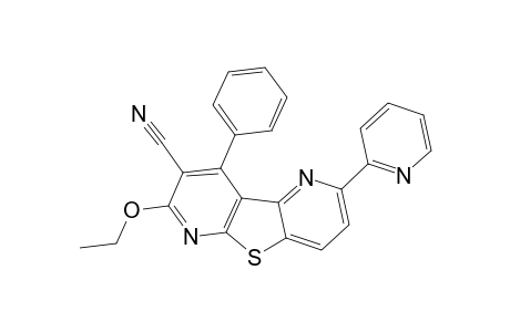 8-Cyano-7-ethoxy-9-phenyl-2-(2-pyridyl)thieno[2,3-b:4,5-b']dipyridine