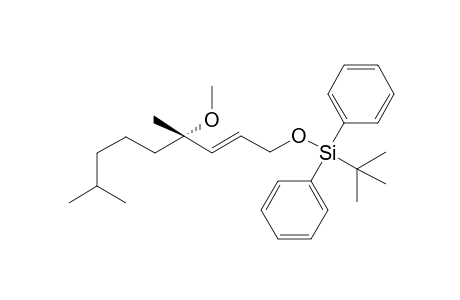 (S)-4-Methoxy-1-(tert-butyldiphenylsilyloxy)-4,8-dimethyl-non-2-enol