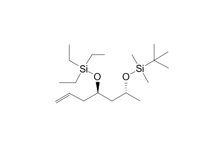 (4R,6R)-6-(tert-Butyldimethylsilyloxy)-4-triethylsilyloxyhept-1-ene