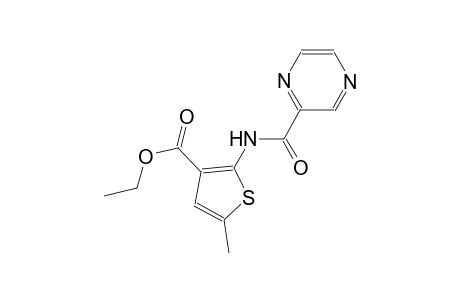 ethyl 5-methyl-2-[(2-pyrazinylcarbonyl)amino]-3-thiophenecarboxylate
