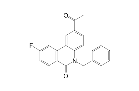 2-Acetyl-9-fluoro-5-benzylphenanthridin-6-one