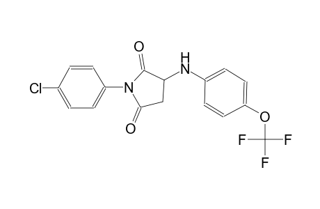 2,5-pyrrolidinedione, 1-(4-chlorophenyl)-3-[[4-(trifluoromethoxy)phenyl]amino]-