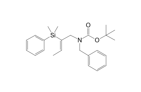 N-benzyl-N-[(Z)-2-[dimethyl(phenyl)silyl]but-2-enyl]carbamic acid tert-butyl ester