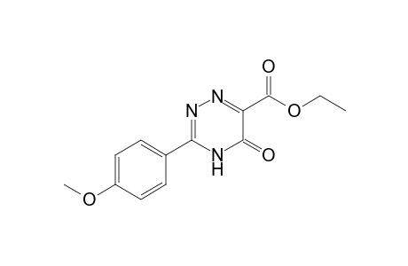 Ethyl 3-(4'-methoxyphenyl)-5-oxo-4,5-dihydro-1,2,4-triazine-6-carboxylate