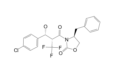 (4-S)-BENZYL-3-[(2-R,3-S)-3-(4-CHLOROPHENYL)-3-HYDROXY-2-(TRIFLUOROMETHYL)-PROPANOYL]-OXAZOLIDIN-2-ONE