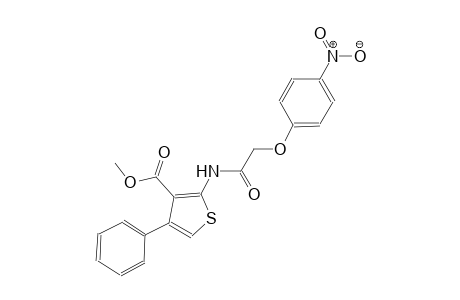 methyl 2-{[(4-nitrophenoxy)acetyl]amino}-4-phenyl-3-thiophenecarboxylate