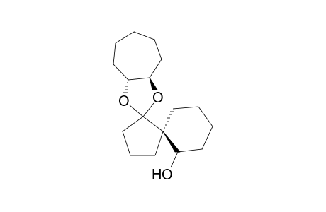 Dispiro[(3aR,8aR)-hexahydrocyclohepta-1,3-dioxole-2,1'-cyclopentane-2',1"-(1"R,2"R)-cyclohexane]-2"-ol
