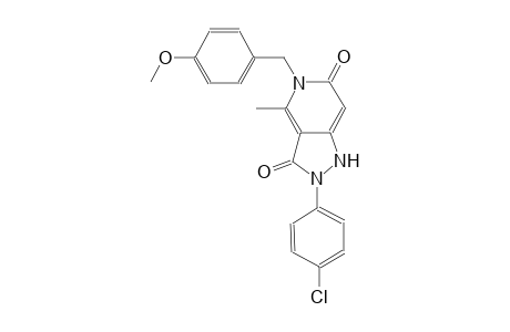 1H-pyrazolo[4,3-c]pyridine-3,6(2H,5H)-dione, 2-(4-chlorophenyl)-5-[(4-methoxyphenyl)methyl]-4-methyl-