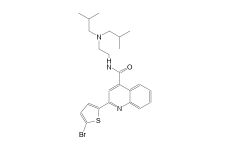 2-(5-bromo-2-thienyl)-N-[2-(diisobutylamino)ethyl]-4-quinolinecarboxamide