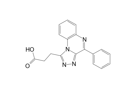 3-(4-Phenyl-1,2,4-triazolo[4,3-a]quinoxalin-1-yl)propanoic acid