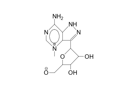 7-Amino-4-methyl-3-(.beta.-D-ribofuranosyl)-pyrazolo(4,3-D)pyrimidine