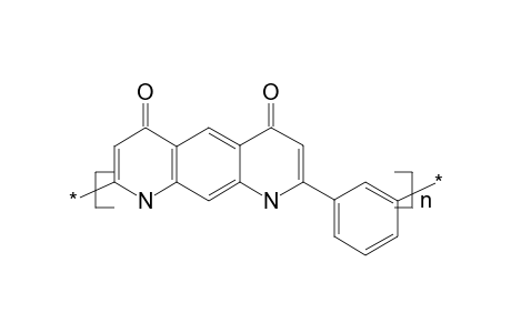 Poly[1,3-phenylene-1h,9h-4,6-dioxopyrido(3,2-g)quinoline-2,8-diyl]