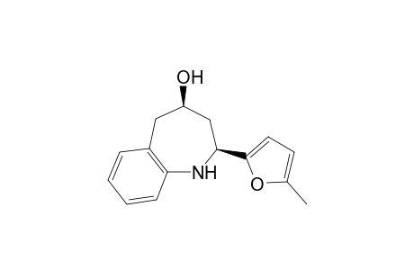 cis-2-(5-Methylfuran-2-yl)-2,3,4,5-tetrahydro-1H-1-benzazepin-4-ol