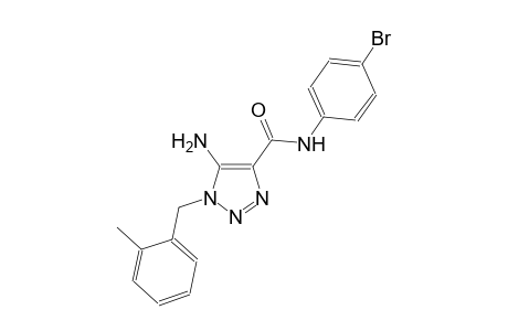 1H-1,2,3-triazole-4-carboxamide, 5-amino-N-(4-bromophenyl)-1-[(2-methylphenyl)methyl]-
