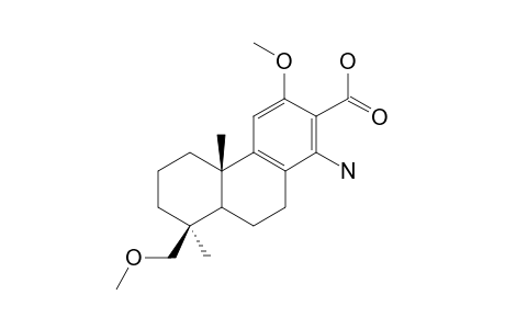 14-amino-12,19-dimethoxypodocarpa-8,11,13-triene-13-carboxylic acid