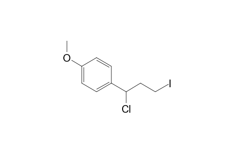 1-Chloro-3-iodo-1-(4-methoxyphenyl)propane