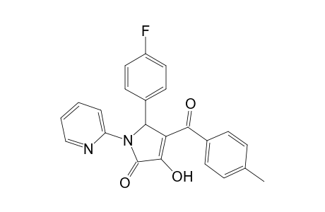 5-(4-Fluoro-phenyl)-3-hydroxy-4-(4-methyl-benzoyl)-1-pyridin-2-yl-1,5-dihydro-pyrrol-2-one