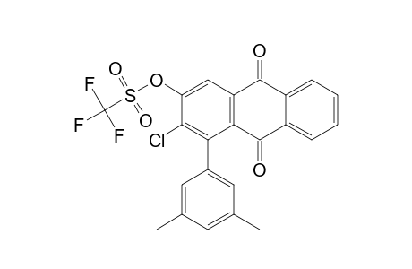 3-Chloro-4-(3,5-dimethylphenyl)-9,10-dioxo-9,10-dihydroanthracen-2-yl trifluoromethanesulfonate