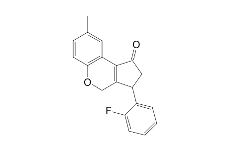 3-(2-Fluorophenyl)-8-methyl-2,3-dihydrocyclopenta[c]chromen-1(4H)-one