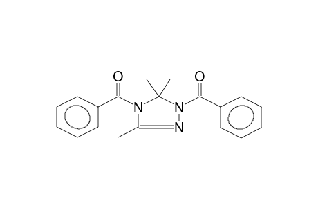 3,5,5-TRIMETHYL-1,4-DIBENZOYL-1,2,4-TRIAZOL-2-INE