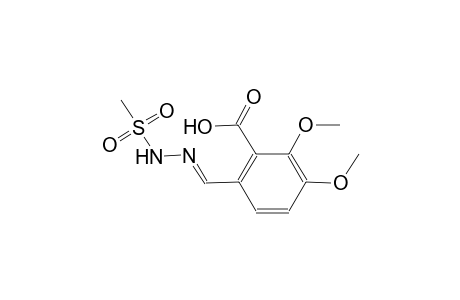 2,3-dimethoxy-6-{(E)-[(methylsulfonyl)hydrazono]methyl}benzoic acid